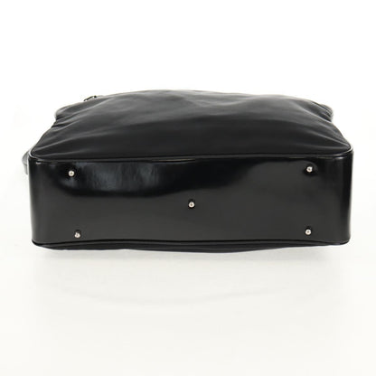 Gucci Vintage Bamboo Handle Bag Nylon, Black, Nylon, Handbag