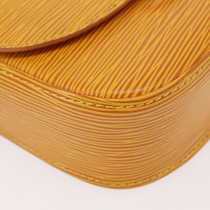 Louis Vuitton Saint Cloud Handbag Epi Leather, YELLOW, LEATHER, Shoulder bag