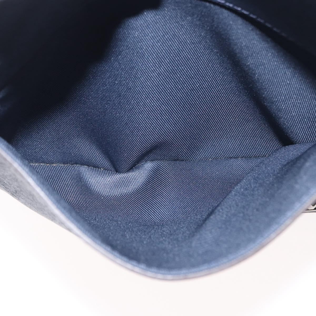 Louis Vuitton Alex Messenger Bag Taiga Leather, NAVY, LEATHER, Shoulder bag