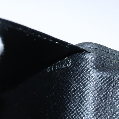 Louis Vuitton Porte Cartes Wallet Taiga Leather, BLACK, LEATHER, Wallets