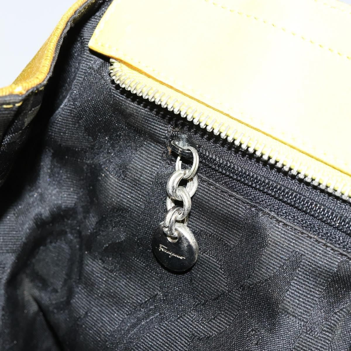 Salvatore Ferragamo Vala tote Canvas, YELLOW, CANVAS, Tote bag