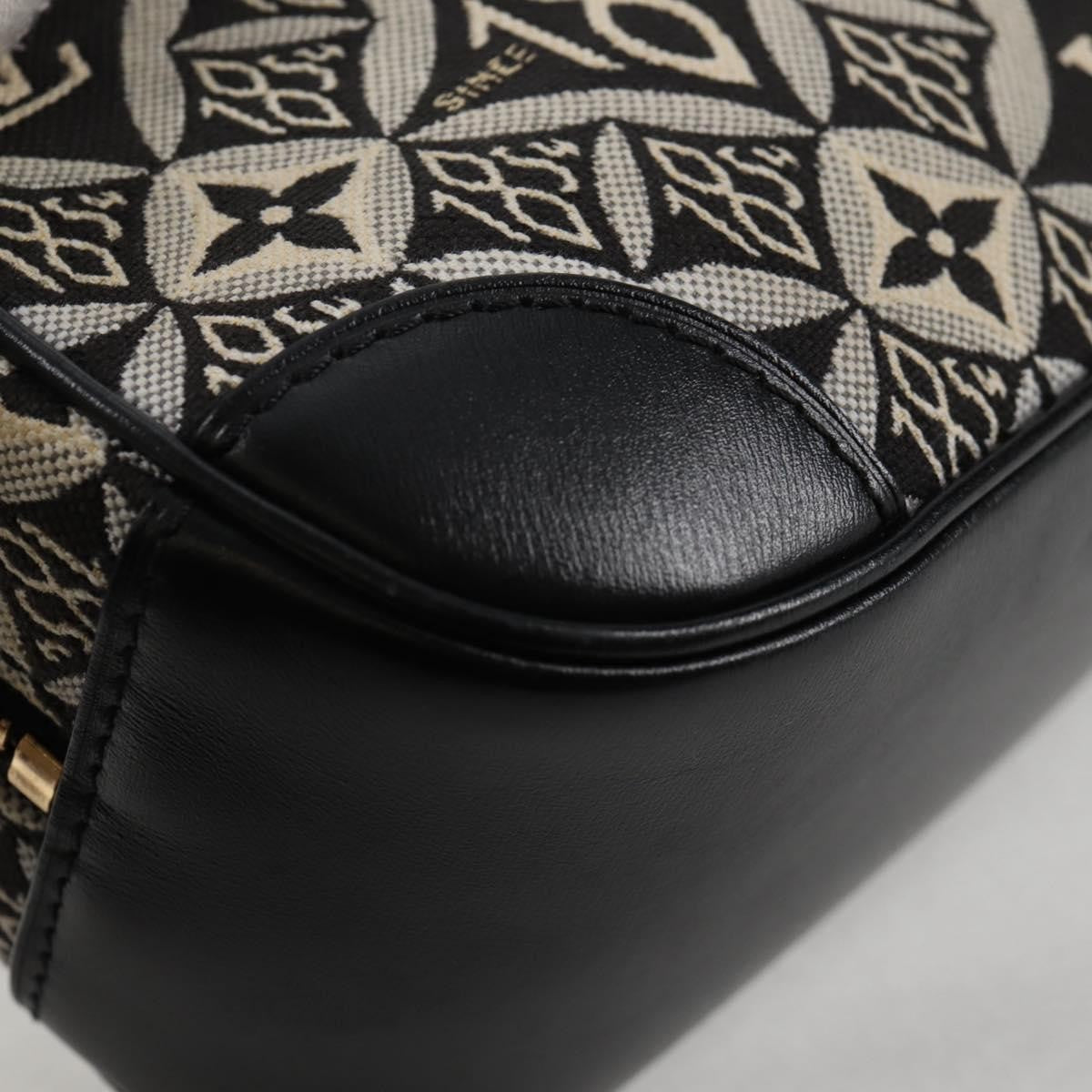 Louis Vuitton Deauville Handbag Limited Edition Since 1854 Monogram Jacquard, BLACK, CANVAS, Shoulder bag