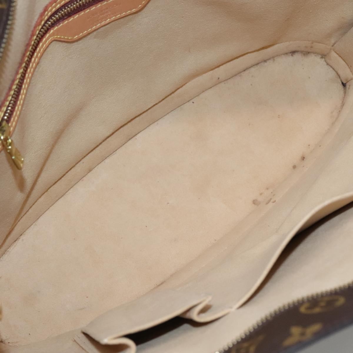 Louis Vuitton Babylone Handbag Monogram Canvas, BROWN, CANVAS, Tote bag