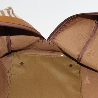 Burberry Vintage Duffle Bag Horseferry Check Canvas, BEIGE, CANVAS, Travel bag