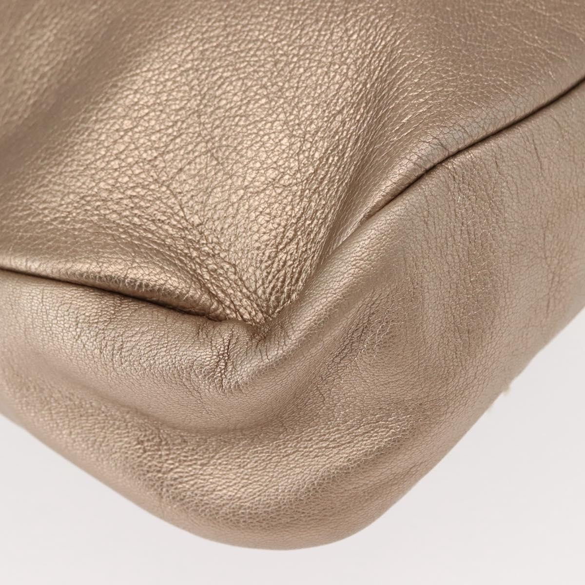 Salvatore Ferragamo Miss Vara Hobo Leather, GOLD, LEATHER, Handbag