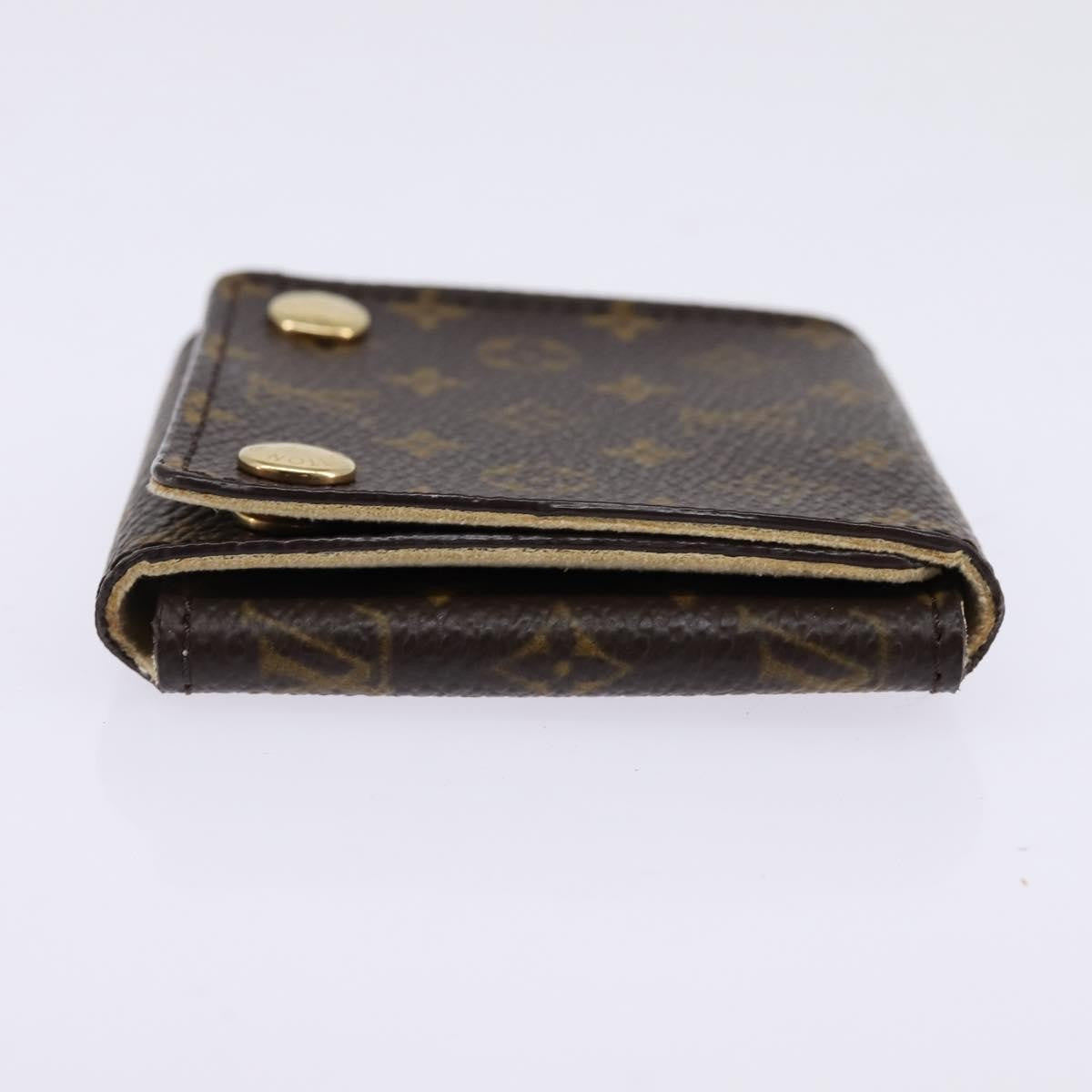 Louis Vuitton CASE JEWELRY BOX Canvas, BROWN, CANVAS, Wallets
