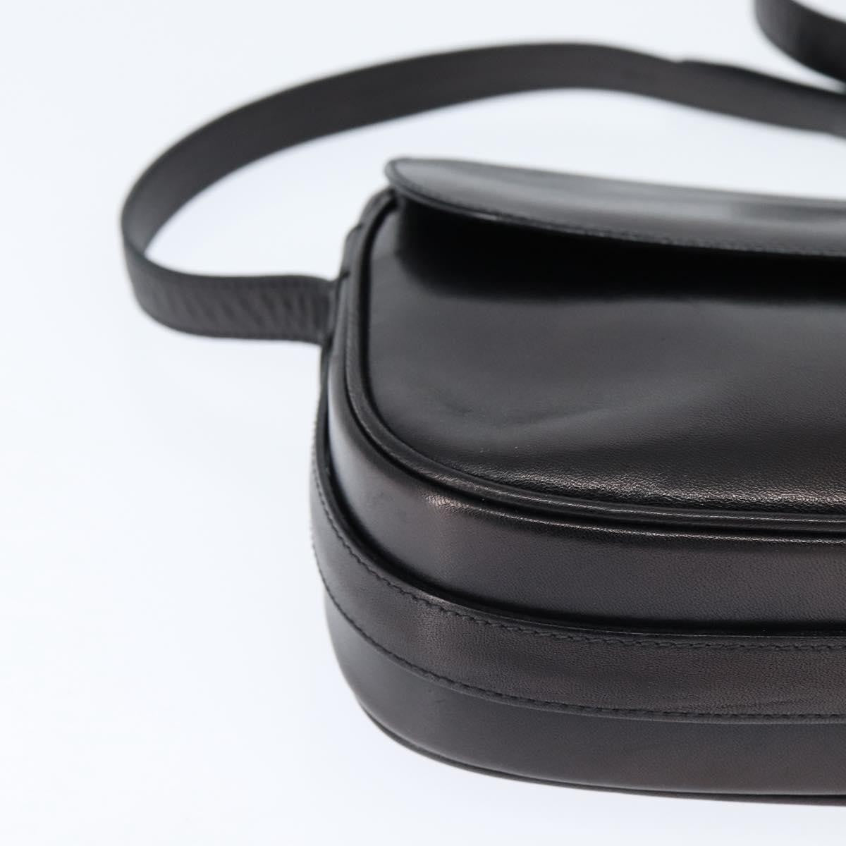 Celine Vintage Triomphe Shoulder Bag Leather, BROWN, LEATHER, Shoulder bag