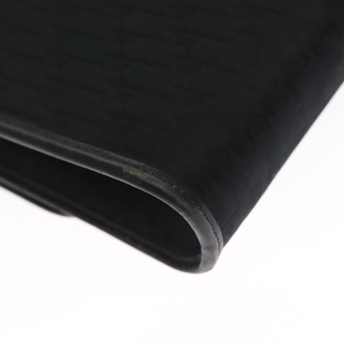 Christian Dior Vintage Trotter Crossbody Bag Diorissimo Coated Canvas, BLACK, CANVAS, Shoulder bag