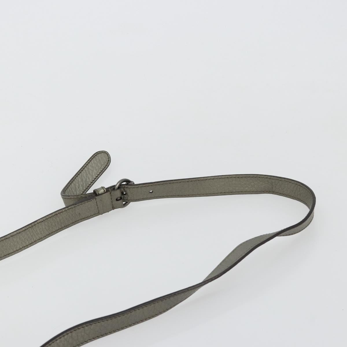 Gucci Soho Convertible Top Handle Bag Leather, Silver, Leather, Handbag