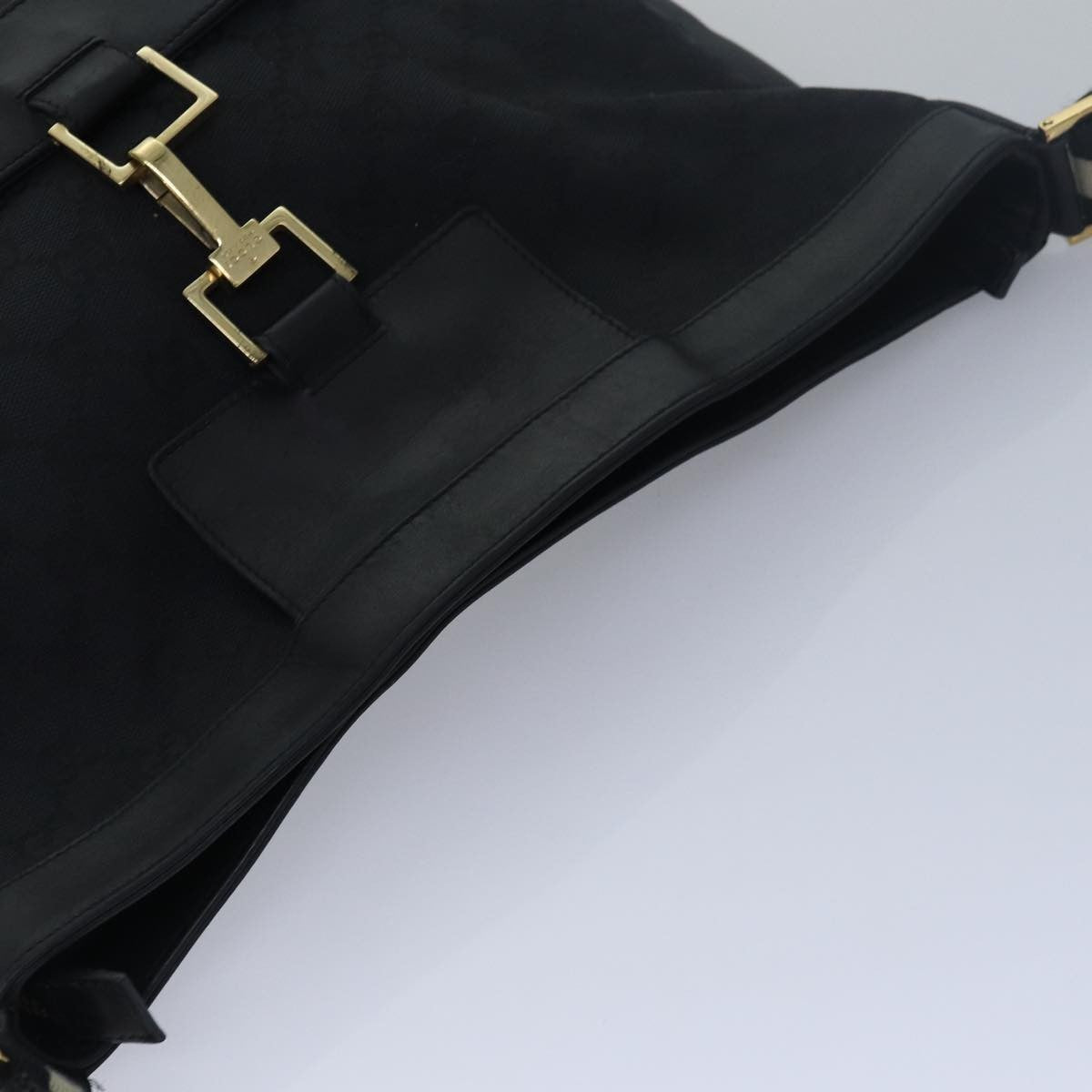 Gucci Vintage Jackie Shoulder Bag Canvas and Leather, Multicolour, Canvas, Shoulder Bag