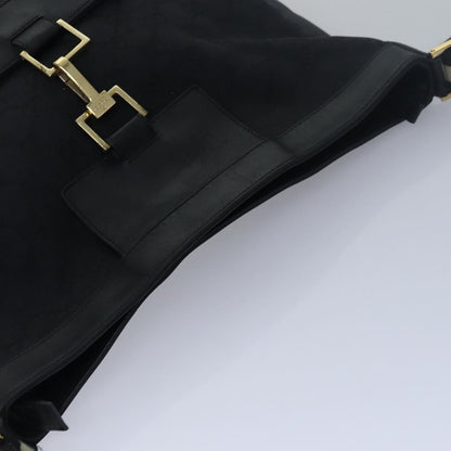 Gucci Vintage Jackie Shoulder Bag Canvas and Leather, Multicolour, Canvas, Shoulder Bag