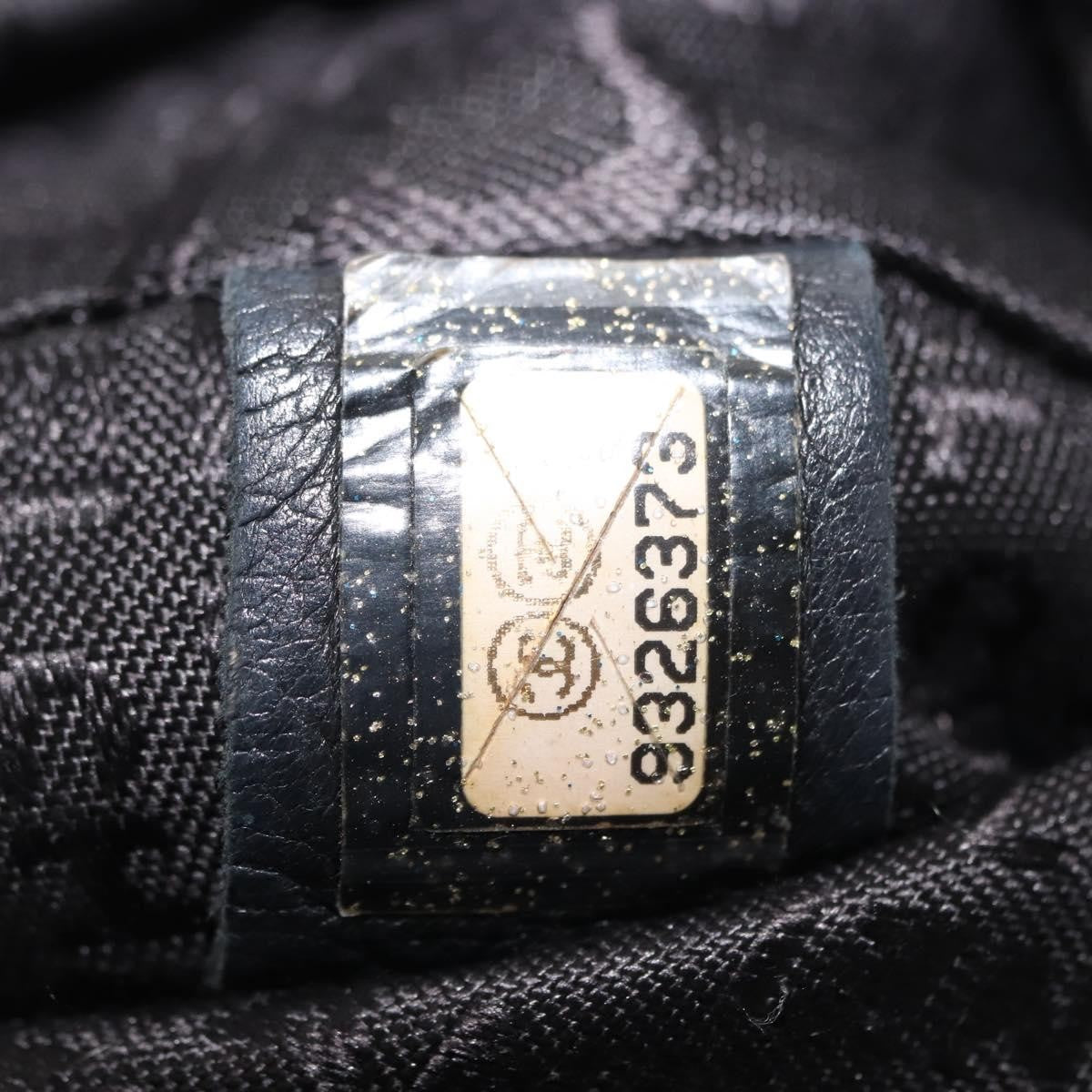 Chanel Vintage Chain Around Shoulder Bag Leather, BLACK, LEATHER, Shoulder bag