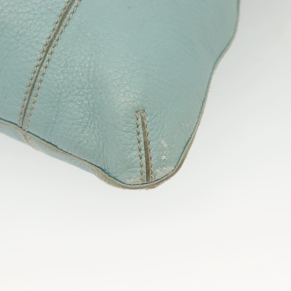 Bottega Veneta Front Zip Hobo Leather, BLUE, LEATHER, Handbag