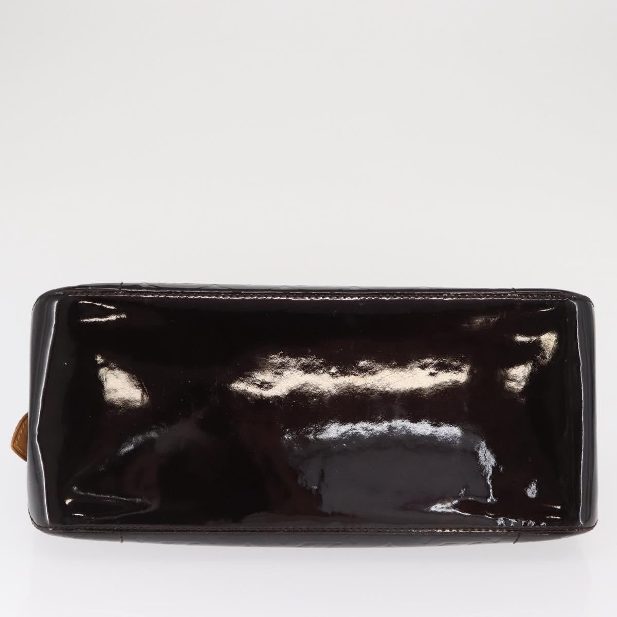 Louis Vuitton Rosewood Avenue Handbag Monogram Vernis, BROWN, PATENT_LEATHER, Shoulder bag