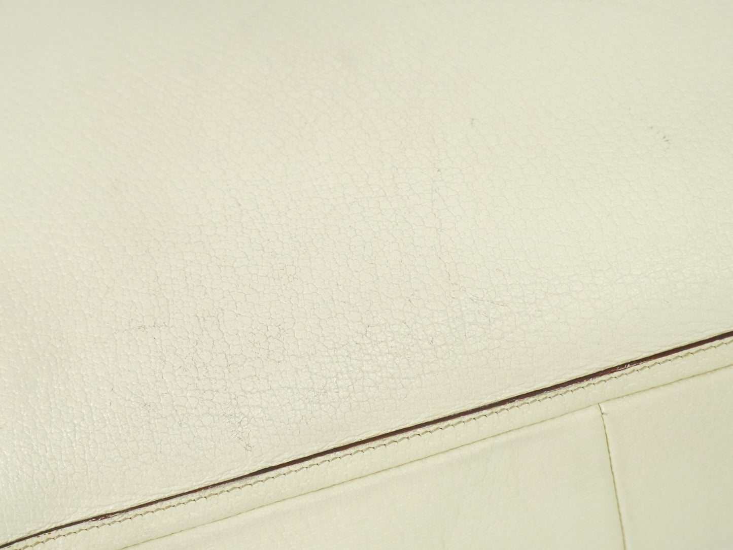 Gucci Abbey Leather with Gold hardware, ECRU, LEATHER, Tote bag