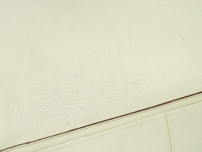 Gucci Abbey Leather with Gold hardware, ECRU, LEATHER, Tote bag