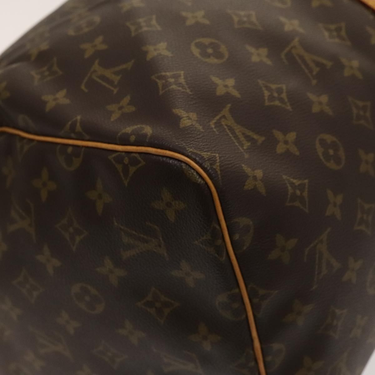 Louis Vuitton Keepall Bag Monogram Canvas, BROWN, CANVAS, Travel bag