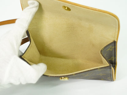 Louis Vuitton Florentine Waist Bag Monogram Canvas, BROWN, CANVAS, Clutche & pouche