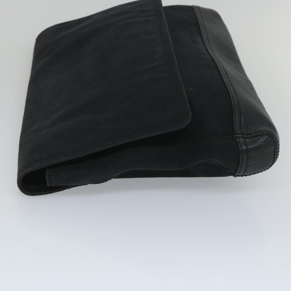 Balenciaga Vintage Pouch Leather, BLACK, CANVAS, Clutche & pouche