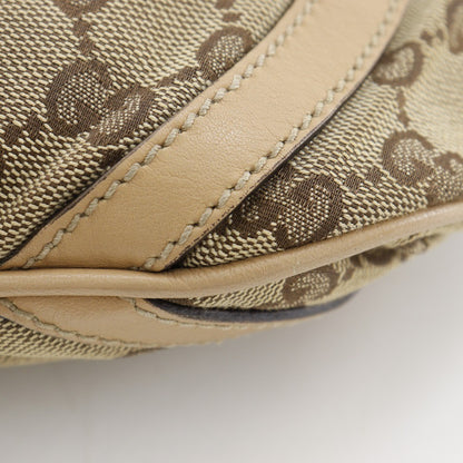 Gucci Abbey D-Ring Messenger Bag GG Canvas, BROWN, CANVAS, Shoulder bag