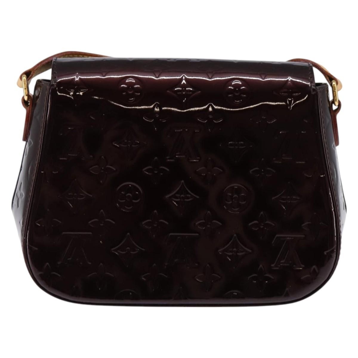 Louis Vuitton Bellflower Handbag Monogram Vernis, BURGUNDY, PATENT_LEATHER, Shoulder bag
