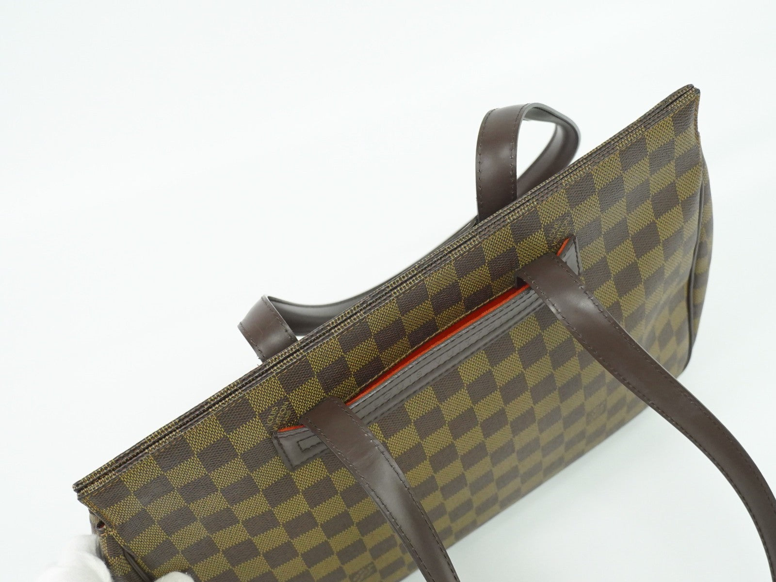 Louis Vuitton Parioli Handbag Damier, BROWN, CANVAS, Tote bag