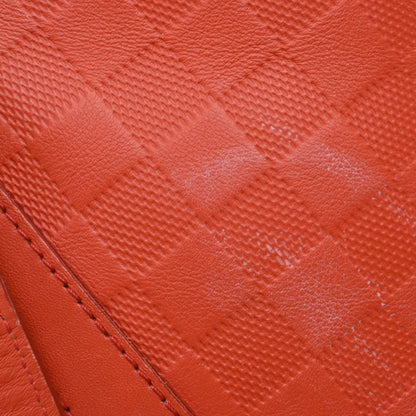 Louis Vuitton Tadao Handbag Damier Infini Leather, Red, Leather, Handbag