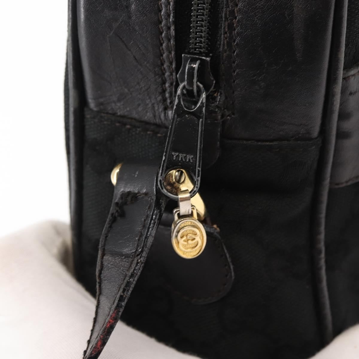 Gucci Ophidia Shoulder Bag GG Coated Canvas, BLACK, CANVAS, Shoulder bag