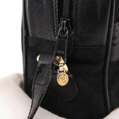 Gucci Ophidia Shoulder Bag GG Coated Canvas, BLACK, CANVAS, Shoulder bag