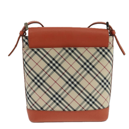 Burberry Nova check Shoulder bag Canvas, BEIGE, CANVAS, Shoulder bag