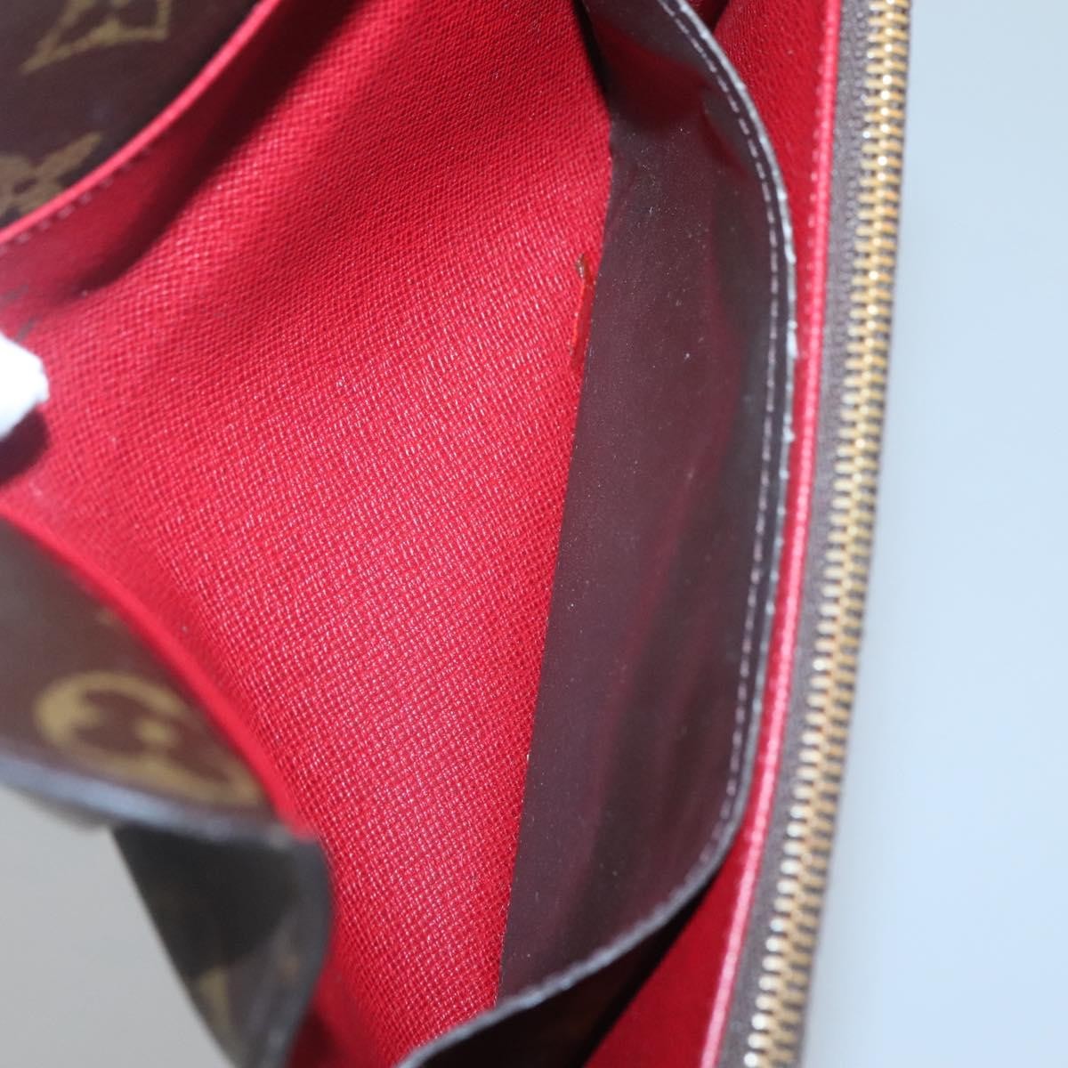 Louis Vuitton Emilie Wallet Monogram Canvas, Red, Canvas, Wallet