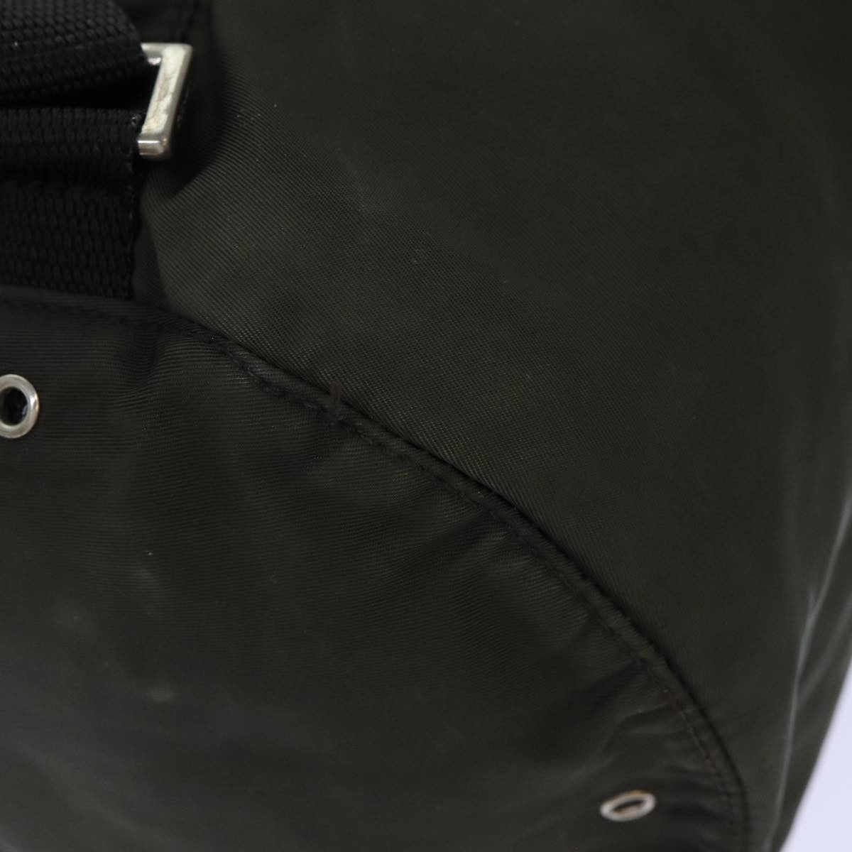 Prada Vintage Shoulder Bag Tessuto, KHAKI, NYLON, Shoulder bag