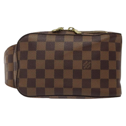 Louis Vuitton Geronimos Waist Bag Damier, BROWN, CANVAS, Travel bag