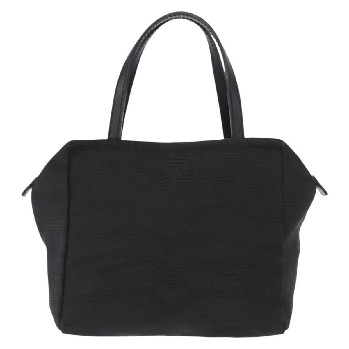 Fendi Vintage Handbag Canvas, Black, Canvas, Handbag