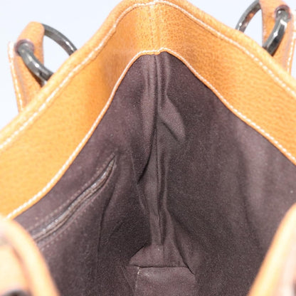 Gucci Vintage Ring Tote GG Canvas with Leather, BEIGE, CANVAS, Tote bag