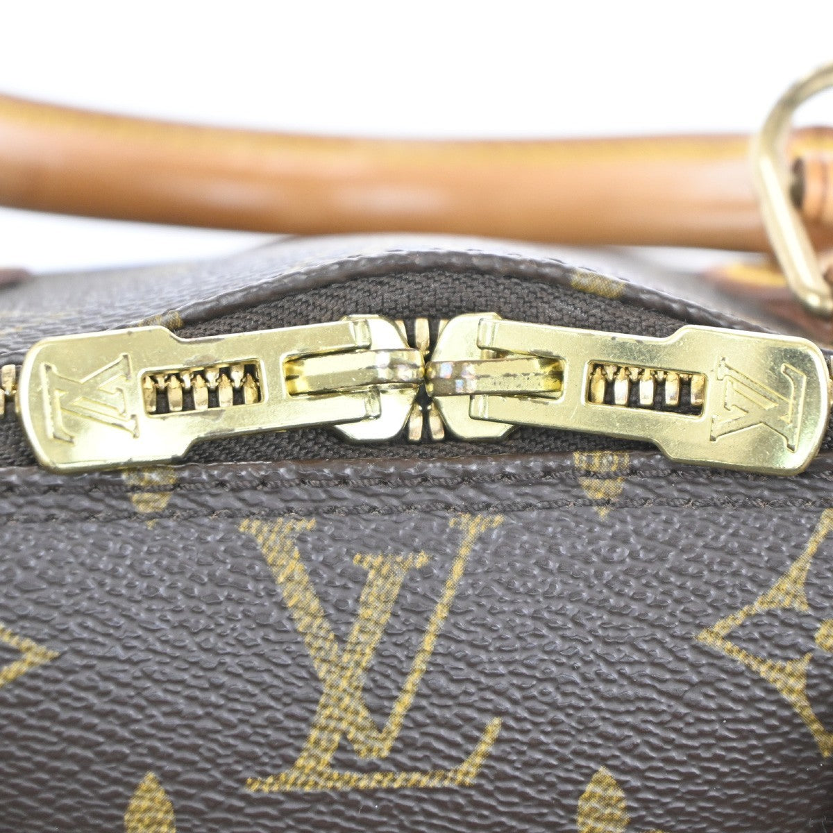 Louis Vuitton Alma Handbag Monogram Canvas, BROWN, CANVAS, Handbag