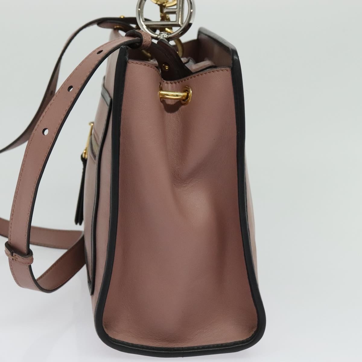 Fendi Runaway Bag Leather, PINK, LEATHER, Handbag