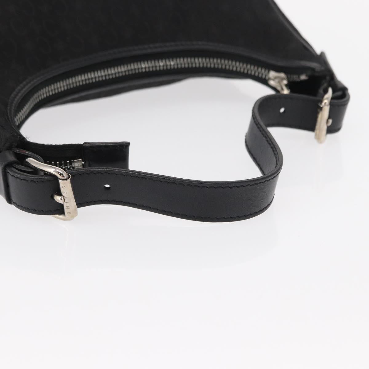 Celine Ava Bag Macadam canvas, BLACK, CANVAS, Handbag