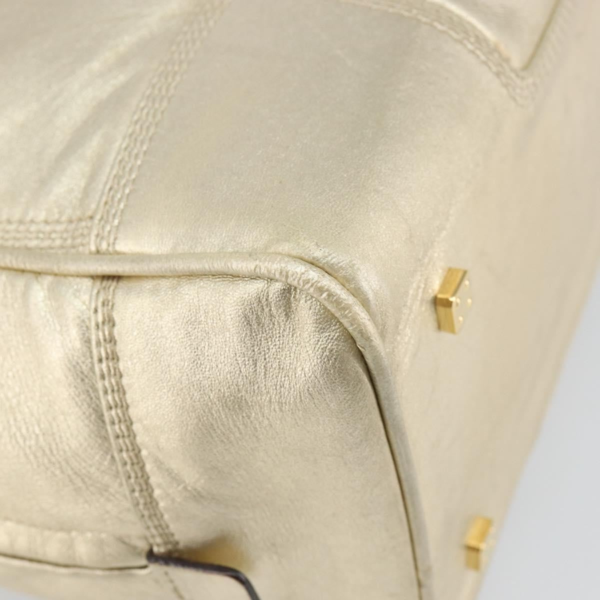 Loewe Amazona Bag Leather, GOLD, LEATHER, Handbag
