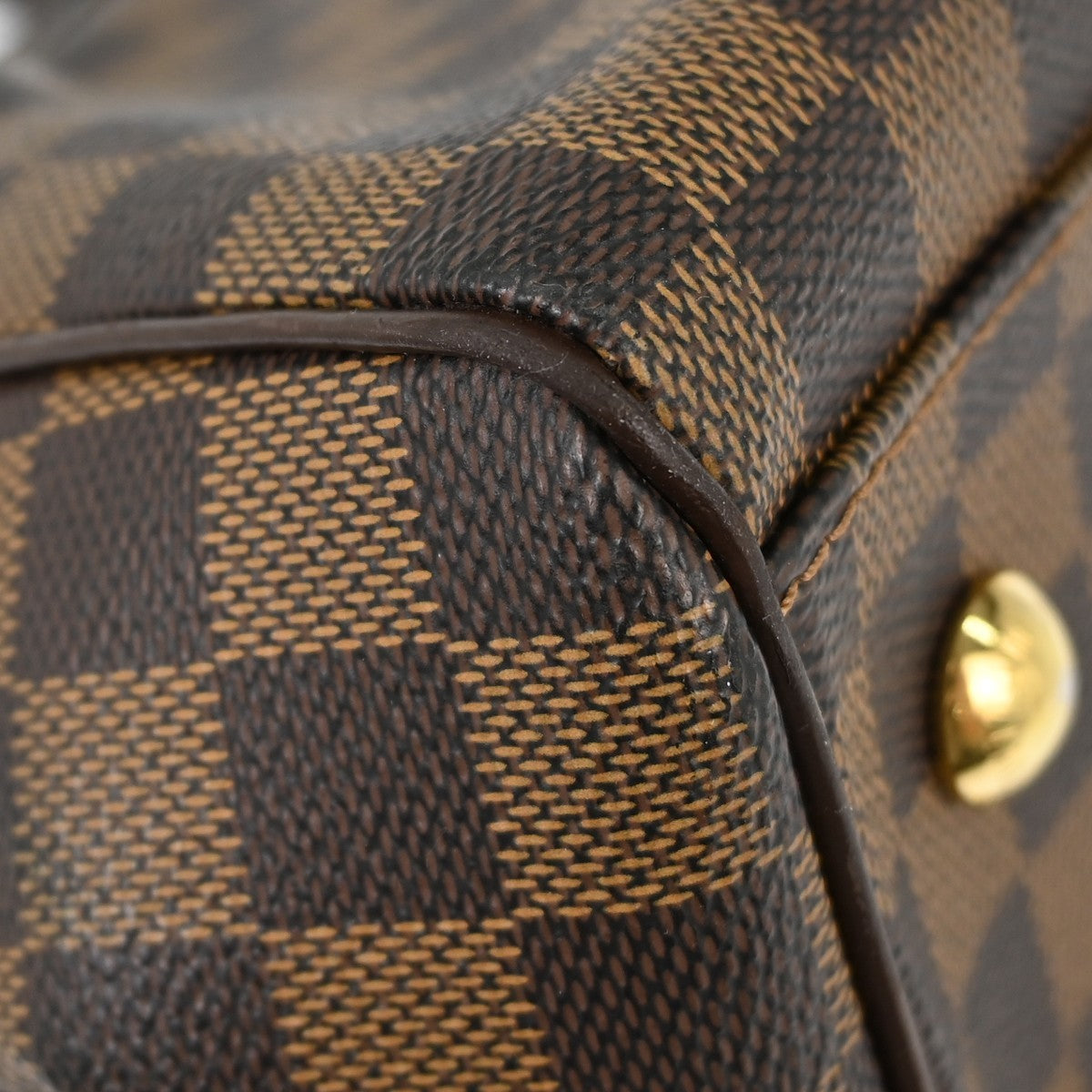 Louis Vuitton Trevi Handbag Damier, Brown, Canvas, Handbag