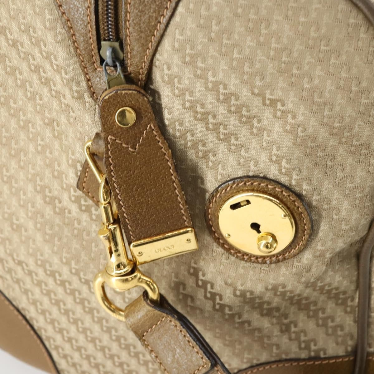 Gucci Vintage Boston Bag Canvas, BEIGE, CANVAS, Travel bag
