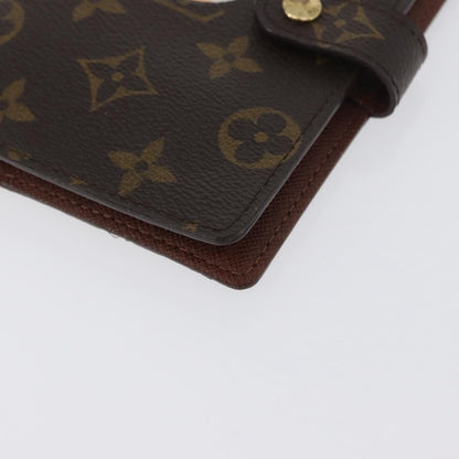 Louis Vuitton Agenda Cover Monogram Panda, Brown, Canvas, Wallet