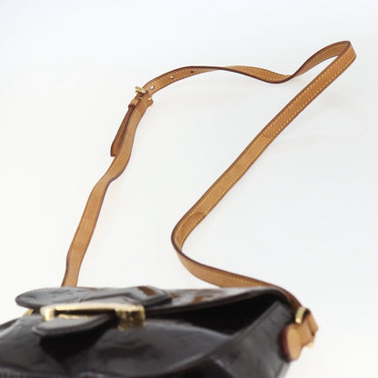 Louis Vuitton Bellflower Handbag Monogram Vernis, PURPLE, PATENT_LEATHER, Shoulder bag