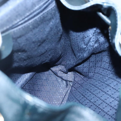 Gucci Vintage Bamboo Backpack Leather, BLACK, LEATHER, Backpack