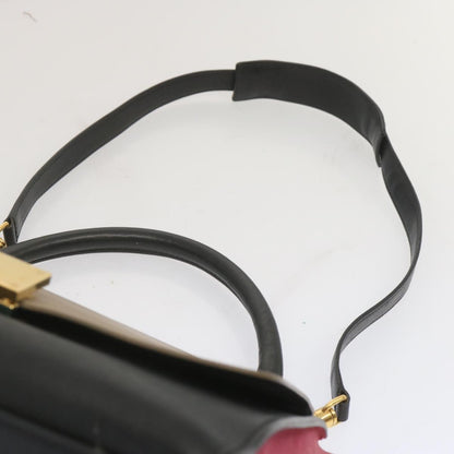 Celine Trapeze Bag Leather with Suede, MULTICOLOUR, LEATHER, Handbag