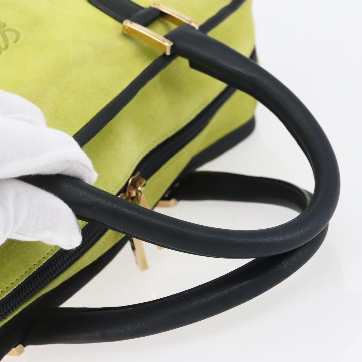 Loewe Amazona Bag Suede, YELLOW, SUEDE, Handbag