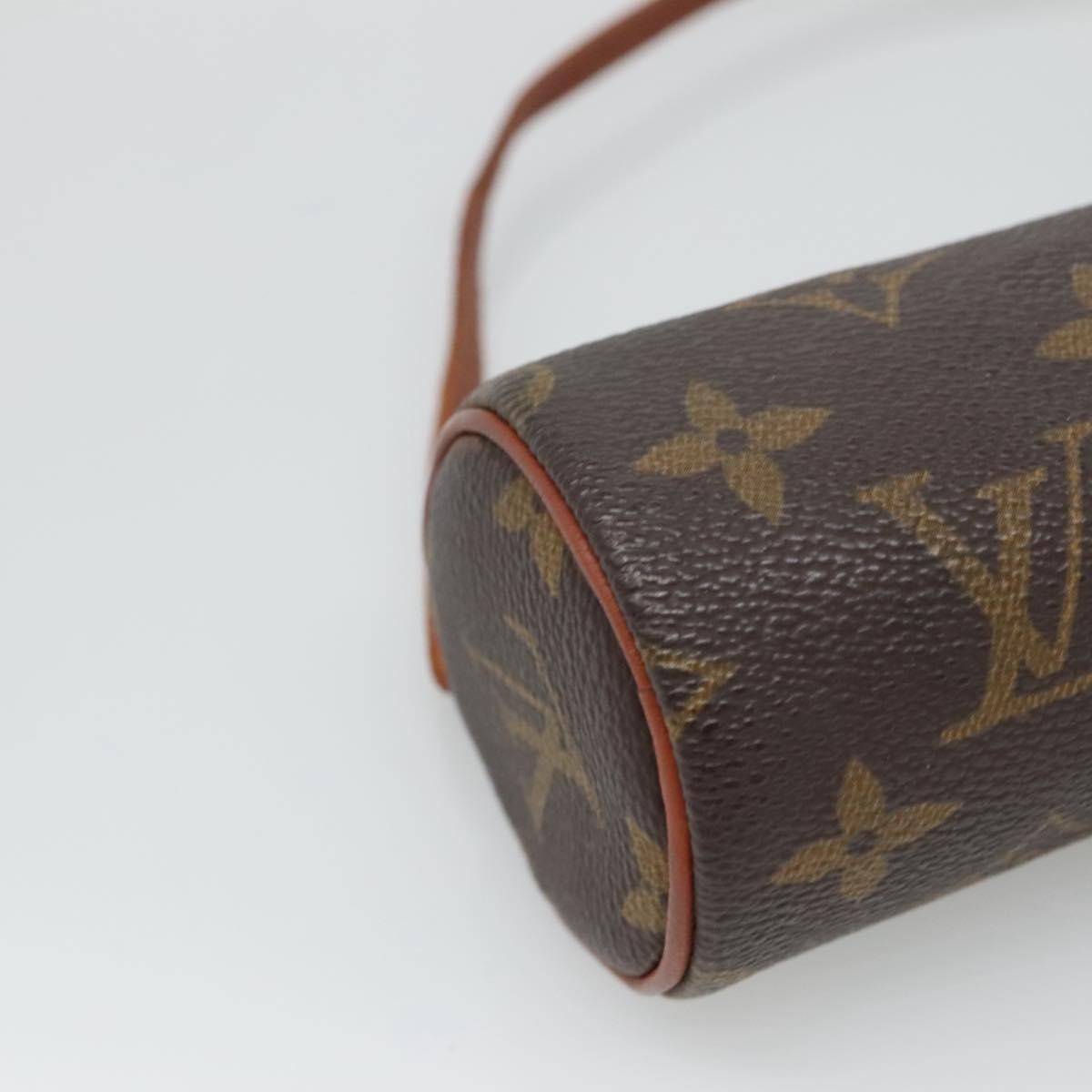 Louis Vuitton Papillon Pochette Monogram Canvas, BROWN, CANVAS, Handbag