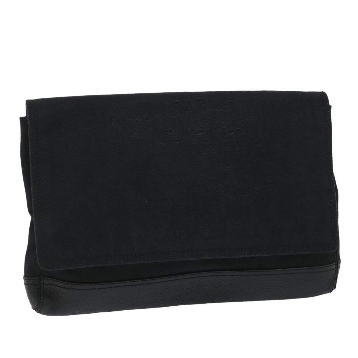 Balenciaga Vintage Pouch Leather, BLACK, CANVAS, Clutche & pouche