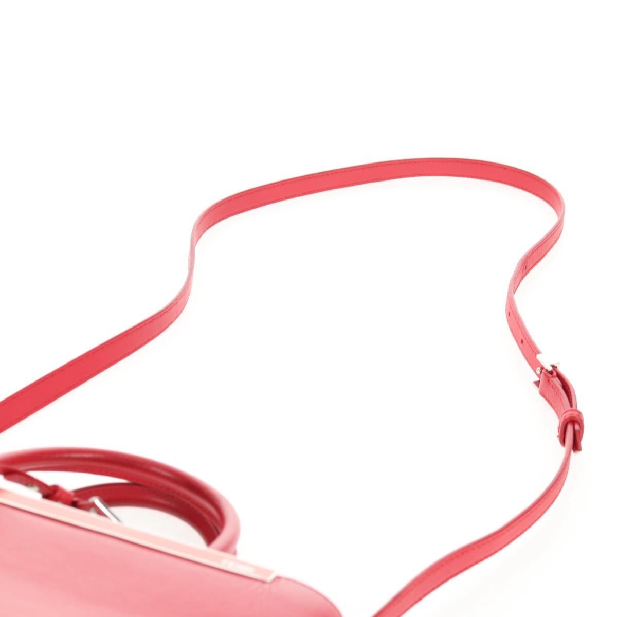 Fendi 2Jours Bag Leather, RED, LEATHER, Handbag