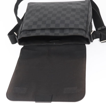 Louis Vuitton District Messenger Bag Damier Graphite, GRAY, CANVAS, Shoulder bag